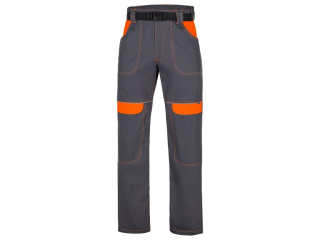 Nohavice ARDON®COOL TREND šedo-oranžové predĺžené