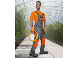 Nohavice na traky ARDON®2STRONG šedo-oranžové