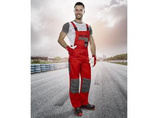 Nohavice na traky ARDON®2STRONG červeno-šedé