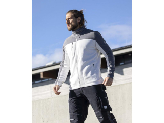 Mikina fleece ARDON®MICHAEL biela
