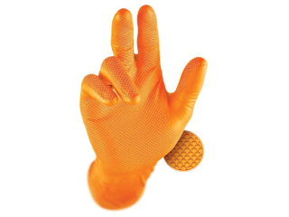 Jednorázové rukavice GRIPPAZ® 246 - oranžová